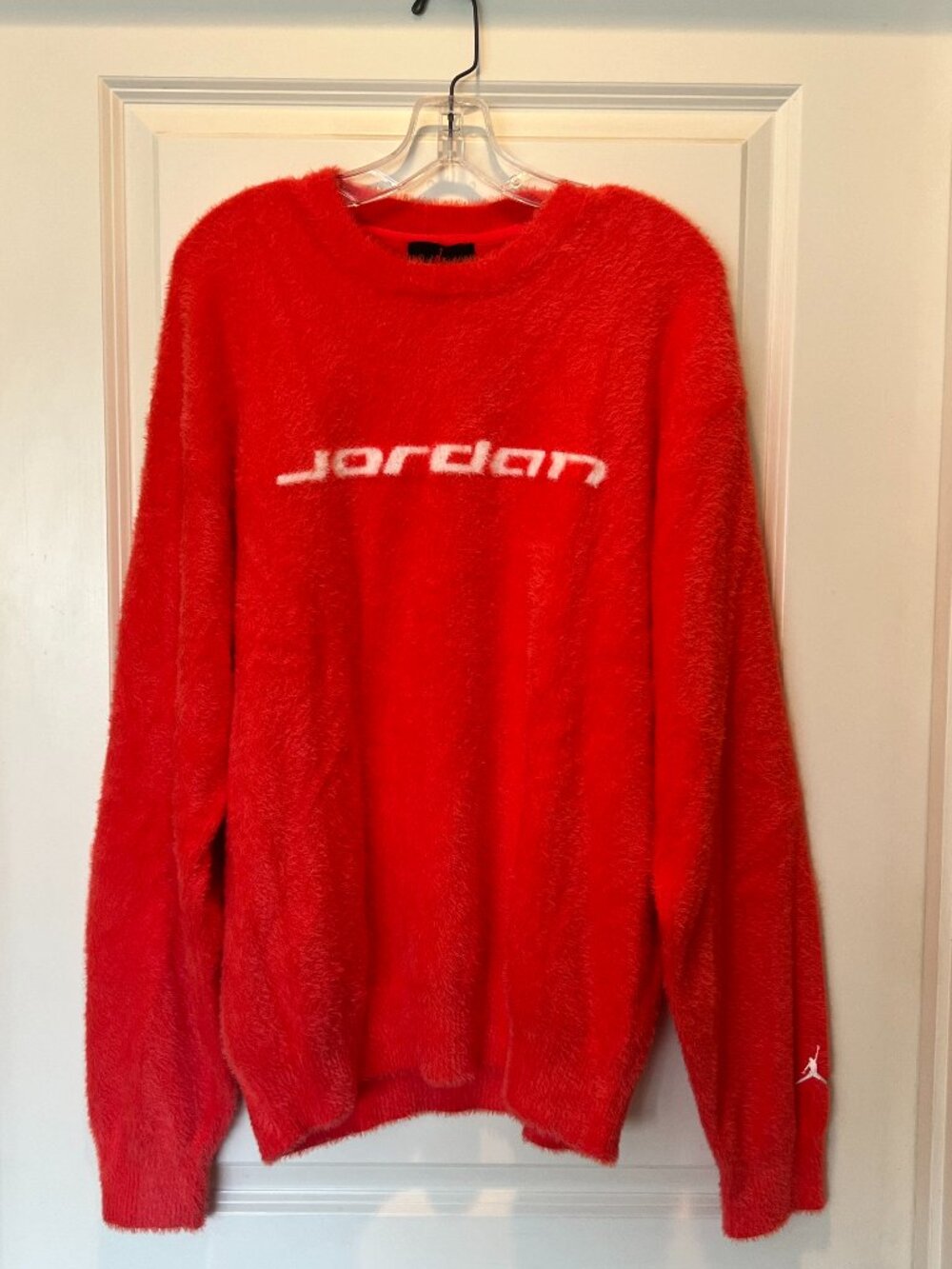 Jordan Crew Pullover Sweater, Orange NWT Size M